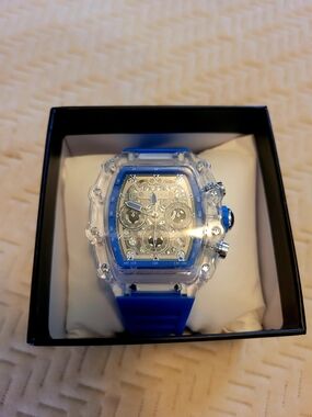 Ativa Blue and Clear Men's Chronograph Watch